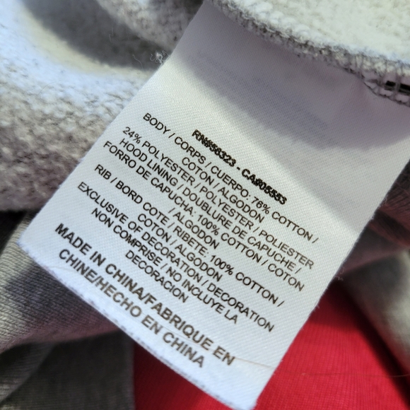 NIKE | RETRO GRAPHIC ZIPPERED FRONT HOODIE sport grey medium - Picture 13 of 13